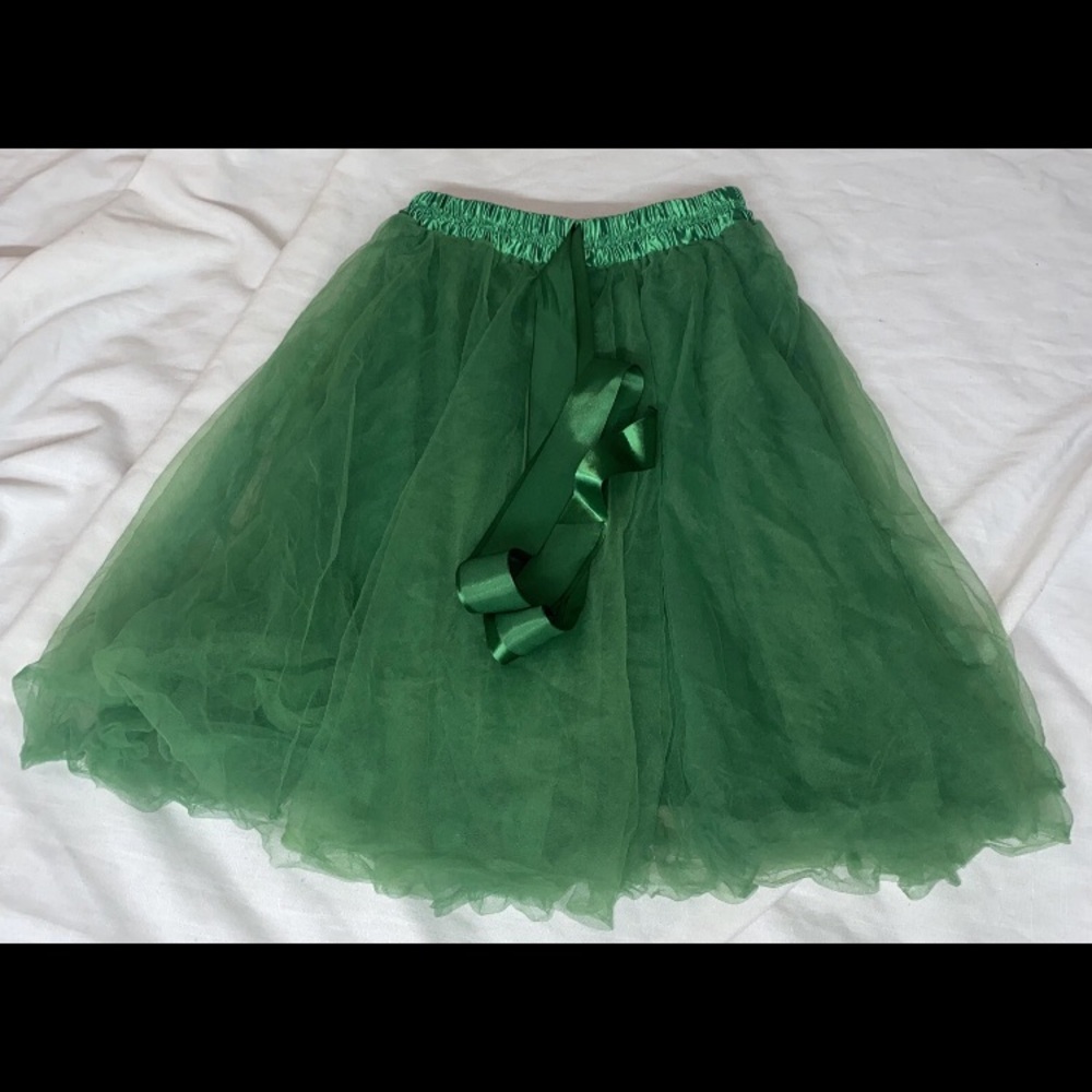 Dancina Green Tutu Elastic Waist Size 12-24